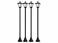 Royal Gardineer LED Solar-Laterne Garten, Straßen Laterne LED solar